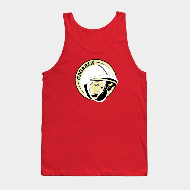 Yuri Gagarin Tank Top by monkeyminion